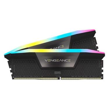 Imagem de Memória RAM Corsair Vengeance RGB 32GB (2x16GB) DDR5 5600MHz - CMH32GX