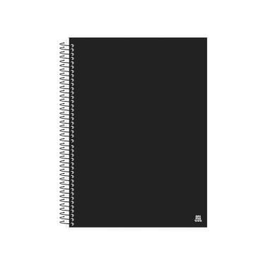 Imagem de Caderno Universitario 1 Materia 70 Folhas Espiral 27,5cm X 20cm 01 Unidade Preto