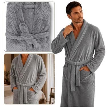 Imagem de Roupão Adulto Masculino Microfibra Flannel Hobby Frio Pollo - Appel Ho