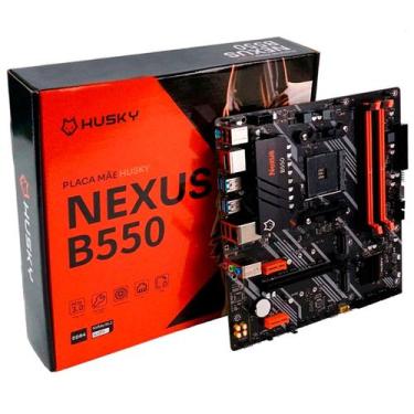 Imagem de Placa Mãe Husky Nexus B550, Socket AMD AM4, DDR4, M.2 NVMe, USB 3.0, H