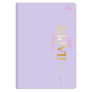 Imagem de Agenda Planner Happy 2027 Grampeado 20 Folhas Lilás - Tilibra - Tendtu