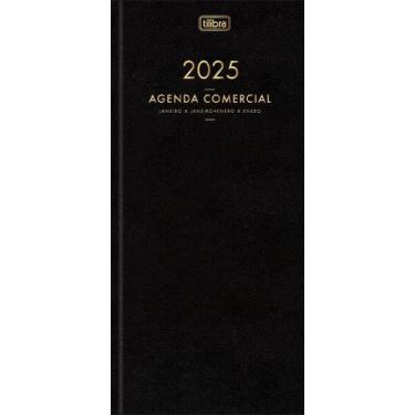 Imagem de Agenda 2.026 Diaria Comercial Tilibra 208 Folhas, Preta