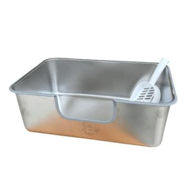 Imagem de Sanitário Aberto de Inox para Gatos Great Pets