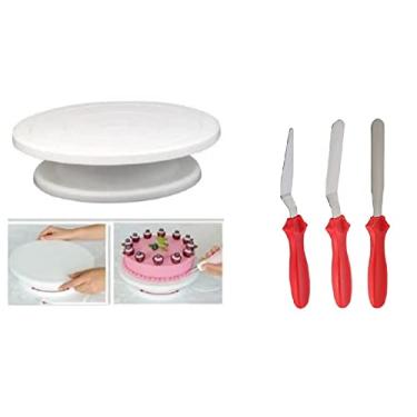 Imagem de Chicky Formas Bailarina Giratória P/Decorar Bolo 3 Espátulas Confeitaria