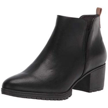 Imagem de Dr. Scholl's Shoes Bota feminina London Ankle Boot, Preto liso, 8.5