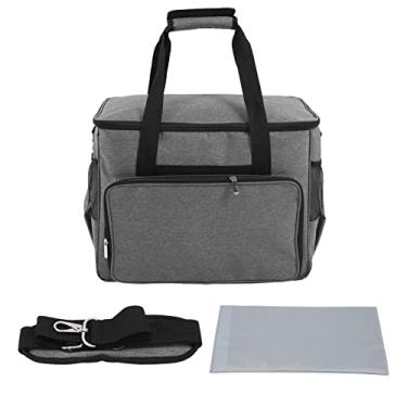 Imagem de Máquina de costura bolsa de transporte alça ajustável máquina de costura bolsa capa de poliéster