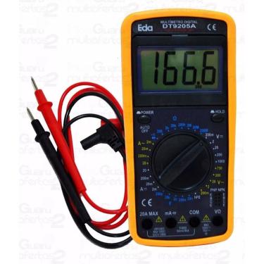 Imagem de Multímetro Digital Com Capacímetro E Beep Profissional Eda