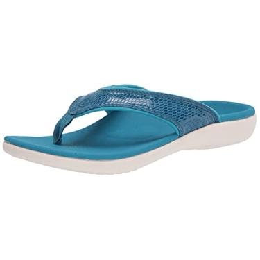 Imagem de Spenco Sandália feminina Yumi Gecko, Azul mosaico, 38