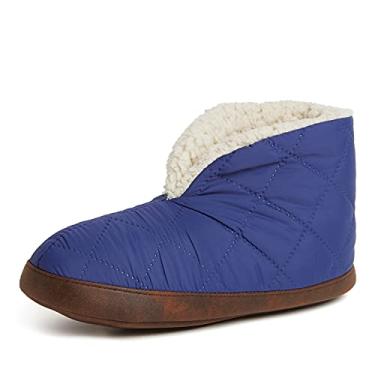 Imagem de Dearfoams Bota feminina Heritage Warm Up, Nylon Peacoat, Small