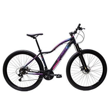 Imagem de Bicicleta Ksw Aro 29 Feminina Alumínio Freio A Disco 21v Câmbios Shimano (17, Preto/Pink e Azul)