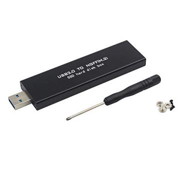 Imagem de Gabinete SSD GODSHARK M.2 (sem necessidade de cabo), adaptador USB para M.2 SATA SSD (B key) com capa, use como SSD portátil, compartimento externo M.2 de alto desempenho, suporte M2 2230 2242 2260 2280