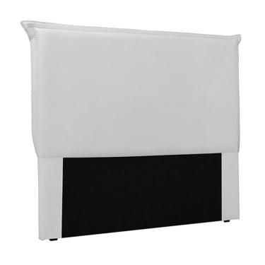 Imagem de Cabeceira Queen Size 1,60m Trento Pu Branco - Gran Belo