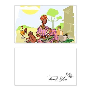 Imagem de Mulheres LadyChild Totems Cartão de agradecimento aborígene africano papel de aniversário saudação apreciação de casamento