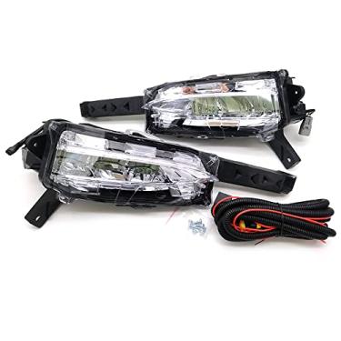 Imagem de JESYMBX Para Lexus NX200 NX300 2015 2016 2017 Para-choque dianteiro esportivo faróis de neblina carro diurno luz de neblina 8121078010 8122078010