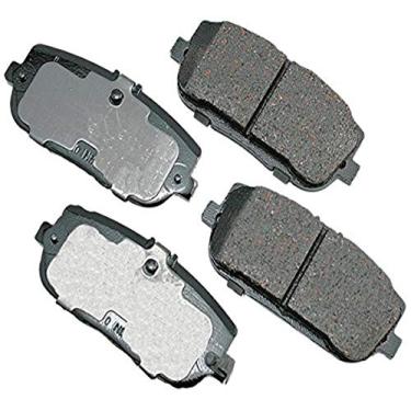 Imagem de Akebono ACT1180 Proact Kit de pastilhas de freio a disco de cerâmica ultra premium, cinza