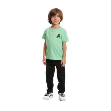 Imagem de Camiseta Infantil Menino Básica Banana Danger Verde 48111
