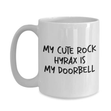 Imagem de SpreadPassion Linda caneca Rock Hyrax, presente fofo de rock Hyrax, presente para rock Hyrax, ideia de presente de aniversário de Natal