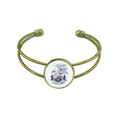 Imagem de Sapatos de salto alto Romance com estampa de flores e pulseira retrô aberta