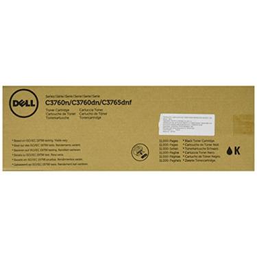 Imagem de Dell Cartucho de toner W8D60 C3760N/C3760DN/C3765DNF impressora a laser colorida, preto, 1 tamanho