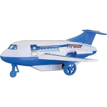 Imagem de Brinquedo Diverso Avião Pullback Art Brink 15Cm - 01 Unidade