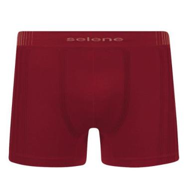 Imagem de Cueca Boxer Selene Sem Costura Masculina - Vermelho