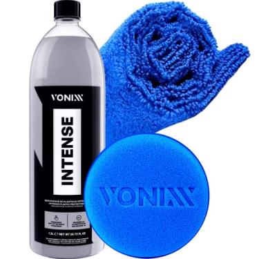 Imagem de Revitalizador Restaurador De Plásticos Internos Carro Caminhão Auto em Geral Pano Aplicador Intense 1,5L Vonixx