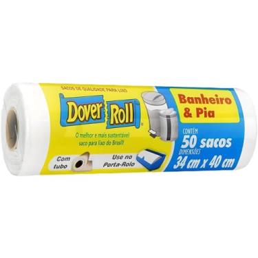 Imagem de Dover-Roll Saco Para Lixo Banheiro & Pia Branco Com 50 Sacos 34 Cm X 40 Cm 510022950