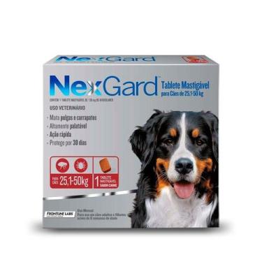 Imagem de Nexgard Cães De 25,1 A 50 Kg - 3 Tabletes - Boehringer Ingelheim