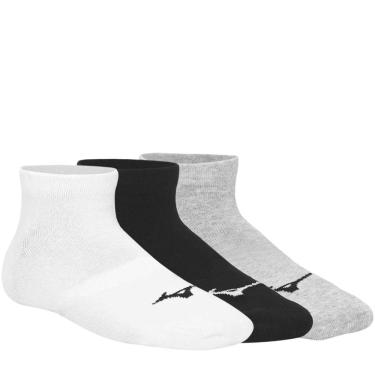 Imagem de Kit Meia 3 Pares Unissex Cano Baixo Mizuno Training Basic Mimam21937