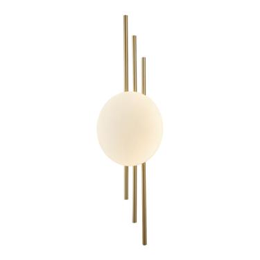 Imagem de Arandela Nordecor Cami Led Bivolt Dourado 3000k Luz Amarela