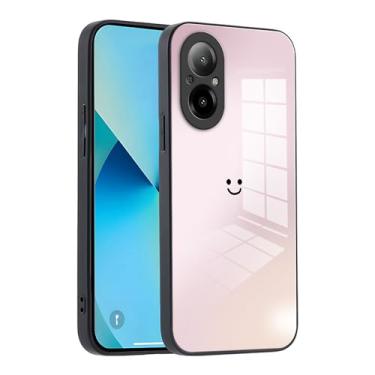 Imagem de XINYEXIN Capa de telefone de vidro gradiente para Xiaomi 14 Ultra Cover - fina protetora, amortecedor de silicone macio, à prova de choque e resistente a arranhões - Rosa