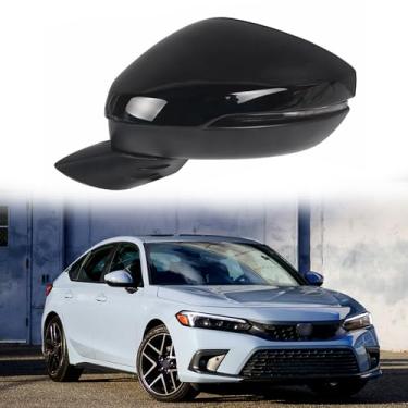Imagem de Substituição do espelho lateral do motorista adequado para HONDA CIVIC 2022 2023 Conjunto de espelho retrovisor acessórios de espelho retrovisor, ajuste elétrico, seta, aquecimento, dobra elétrica,