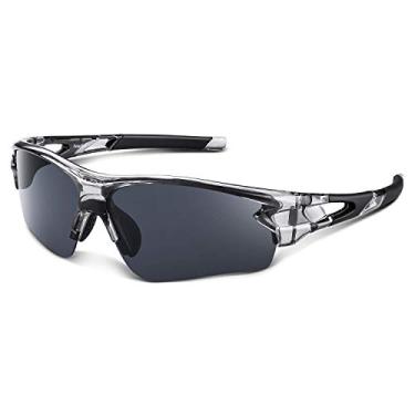 Imagem de Bea·CooL Óculos de sol esportivos polarizados para homens mulheres jovens beisebol pesca ciclismo corrida golfe motocicleta óculos Tac UV400.