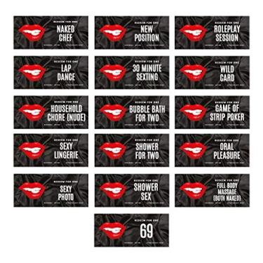 Imagem de Andaz Press Red Lips Design Naughty Sexy Love Cupons para ele, Ela, Marido, Esposa, Namorado, Namorada, Casais, Exclusivo Engraçado Romântico Dia dos Namorados Aniversário Amor Cartões Vouchers,