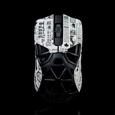 Imagem de Adesivo BTL Mouse Grip Tape para Razer Viper Minise Mini Signature Edition Antiderrapante Suck Sweat Pre Cut Easy Instand EVA Branco