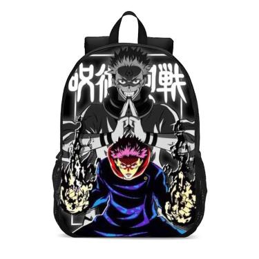 Imagem de Mochila Escolar Infanto Juvenil Anime Jujutsu Kaisen Sukuna e Itadori Novidades 0172-Unissex