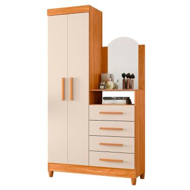 Imagem de Cômoda Capri com Cabideiro e Espelho Albatroz