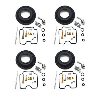 Imagem de Kit de reparo de carburador, êmbolo, vácuo, diafragma, válvula de agulha, parafuso de ar para Suzuki DRZ400S DRZ400SM DRZ400 DRZ 400 S SM (4 peças)