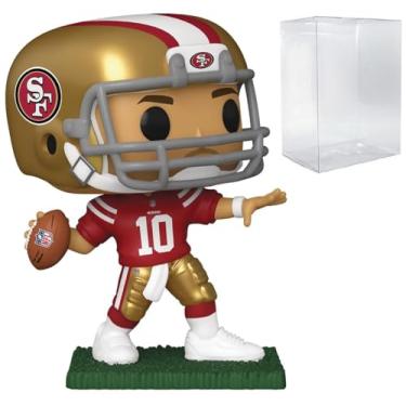 Imagem de POP Futebol: 49ers - Jimmy Garoppolo (uniforme doméstico) boneco de vinil Funko (incluído com caixa protetora compatível), multicolorido, 9,5 cm