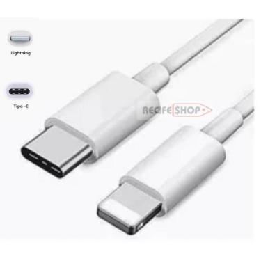 Imagem de Cabo Lightning para USB-C 1m  1 unidade  Máxima Confiabilidade  Ideal 