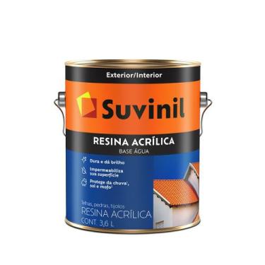 Imagem de Resina Acrílica Base Água 3,6L Incolor - Suvinil - 50217509 - Unitário