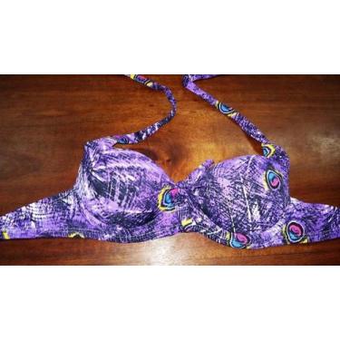 Imagem de Biquini Sutiã Avulso De Bojo - Violeta Escuro P - Alex Bali, Violeta e