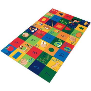Imagem de Tapete Infantil Mosaico 60x120cm Antiderrapante - Style Brazil