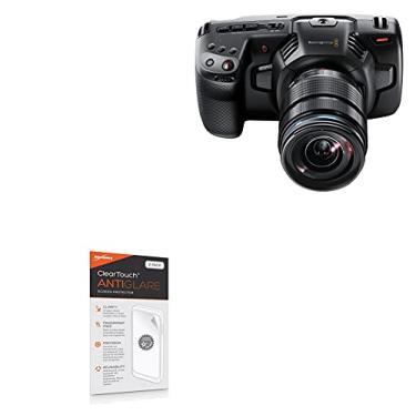 Imagem de Película protetora de tela Blackmagic Cinema Cinema Pocket 4K, BoxWave® [ClearTouch antirreflexo (pacote com 2)] Película de filme fosco anti-impressão digital para câmera de cinema Blackmagic Pocket 4K