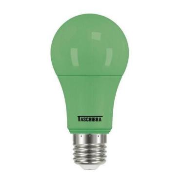 Imagem de Lâmpada Led Bulbo 5W E27 Tkl Colors Taschibra Verde