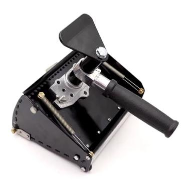 Imagem de Alça de extensão de caixa plana de drywall, alça de extensão de acabamento plano de liga de alumínio, alça de caixa de acabamento plano ajustável de ângulo para placa de parede de gesso cartonado