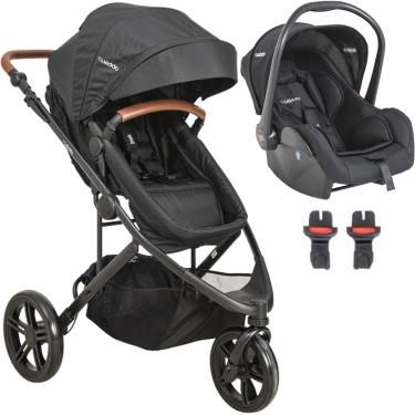 Imagem de Carrinho de Bebe Passeio Moises Bebe Conforto Kiddo Trek Preto
