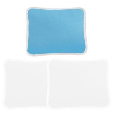 Imagem de Kit 3 Fronha Para Bebê Lisa 30x40cm 100% Algodão - DUGU, AZUL BRANCO B