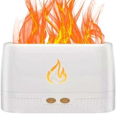 Imagem de Difusor Aromatizador Ambiente Eletrico Oleo Essencial Chama  - Thor, B