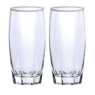 Imagem de Jogo com 2 Copos Vidro Florence Luxo 370ml Transparente - CRISTAR